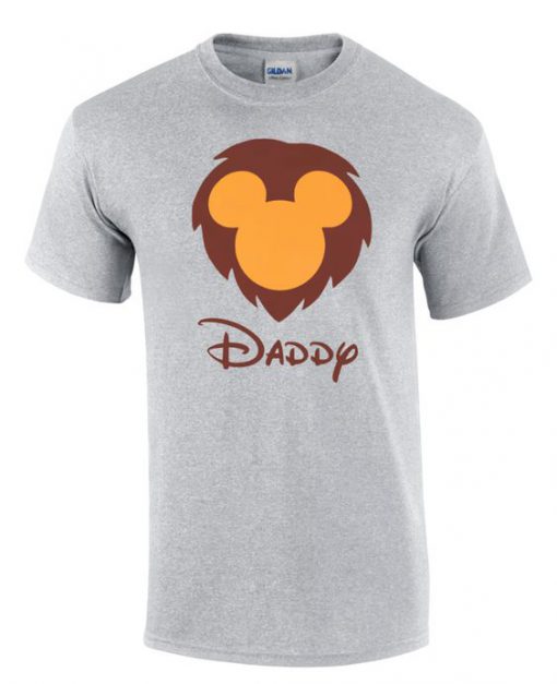 Disney Mickey Lion King Daddy T-Shirt ZK01