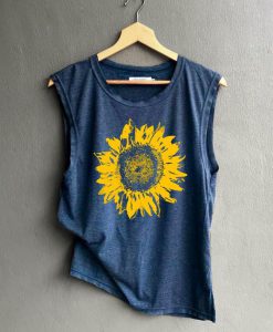 Flower Muscle Tank Top AD01