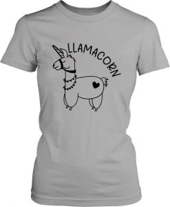 Llamacorn T-shirt Funny Graphic Tee EC01