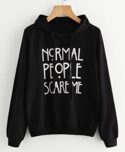 Normal People Scare Me Hoodie AD01