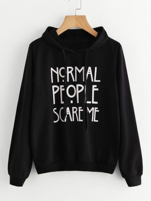 Normal People Scare Me Hoodie AD01