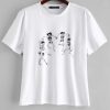 Skeleton Graphic Tee T-shirt AD01