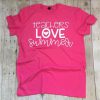 Teacher Love Summer T-shirt ZK01