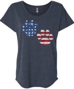 Flag Paws USA T-Shirt SN01