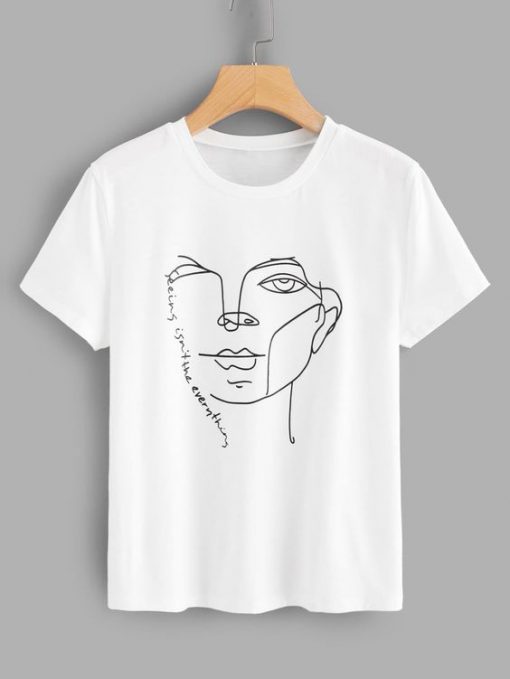 Graphic Face T-Shirt AD01 – outfitfuture.com