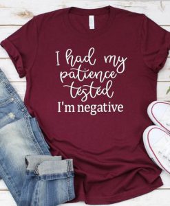 I'm Negative T-Shirt SN01
