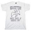 Led Zeppelin USA 77 White T-Shirt LP01