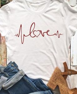 Love Heartbeat T-Shirt AD01