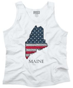 Maine State Pride American Tank Top SN01