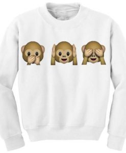 Monkey Emoji Sweatshirt AD01