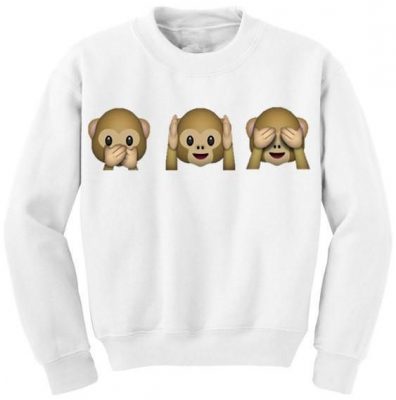 Monkey Emoji Sweatshirt AD01