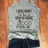 Stay At Home Dog Mom Tanktop ZK01