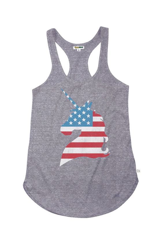 USA Unicorn Tank Top SN01