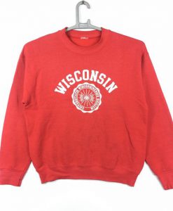 Vintage Wisconsin University Sweatshirt AD01