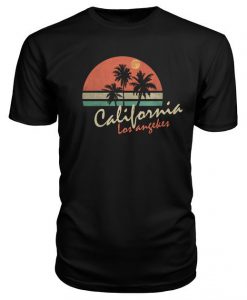 california los angeles retro vintage tshirt EC01