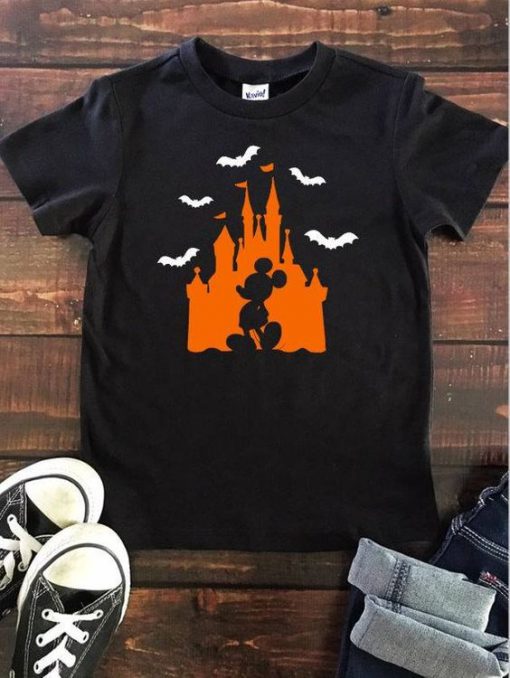 Adult Halloween Castle T-Shirt EL01