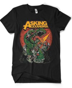 Asking Alexandria Dinosaur T-Shirt AD01