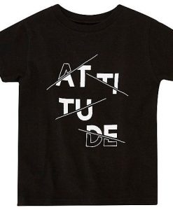 Attitde Black T-shirt ZK01