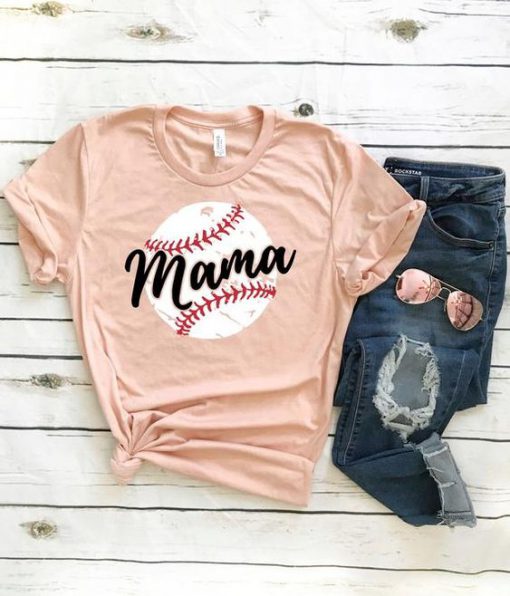 Baseball Mama Tee T-Shirt SN01