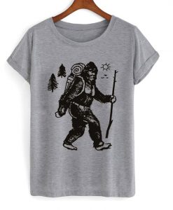 Bigfoot Hiking T-Shirt ZK01