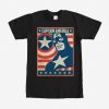 Captain America Poster T-Shirt EL01