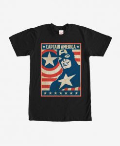 Captain America Poster T-Shirt EL01