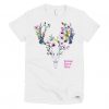 Floral Deer Skull T-Shirt EL01