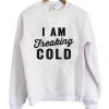I Am Freakig Cold Sweatshirt EL01