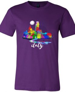 Italy Watercolor T-Shirt EL01