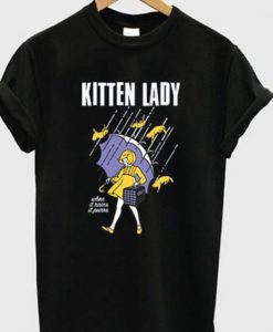 Kitten Lady T shirt SN01