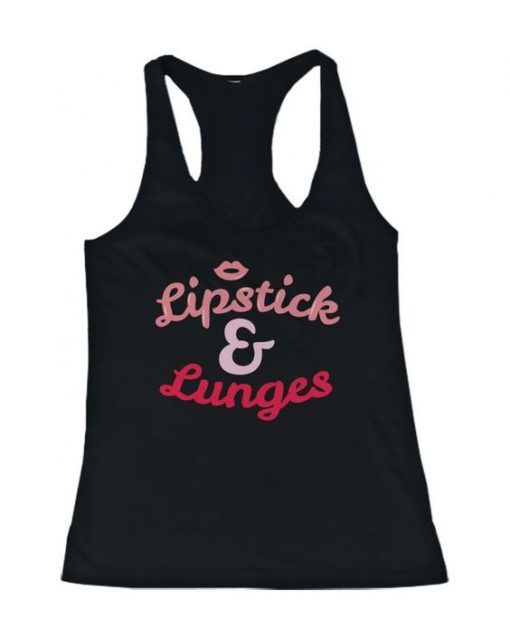 Lipstick and Lunges Tank Top EL01