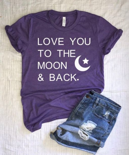 Love You The Moon T-Shirt EL01