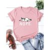 Nope Cartoon T-Shirt SN01