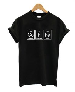 Periodic Table Barista Coffee T-Shirt EL01