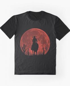 Red Moon Cowboy T-Shirt EC01