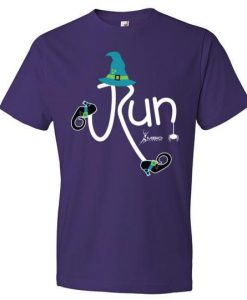 Running Witch Halloween T-Shirt EL01