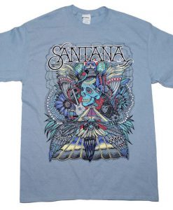 Santana Folk Skull T-Shirt EL01