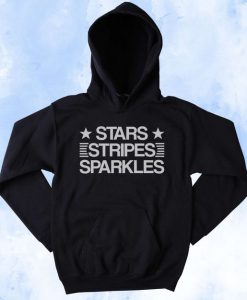 Stars Stripes Sparklers Hoodie EL01
