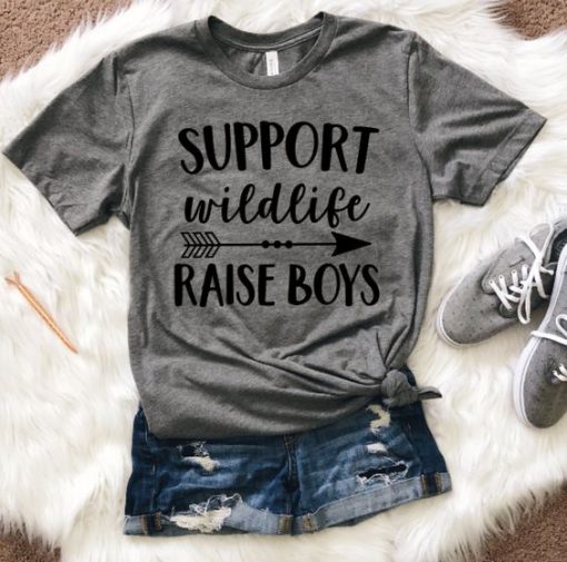 Support Wildlife Raise Boys T-Shirt EL01