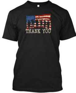 Thank You American Flag T-Shirt EL01