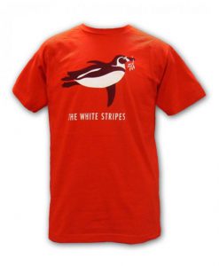 The White Stripes Red Penguin T-shirt AD01