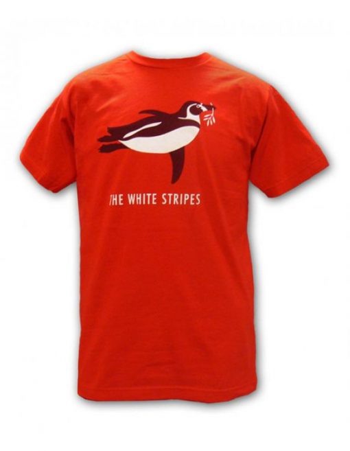 The White Stripes Red Penguin T-shirt AD01