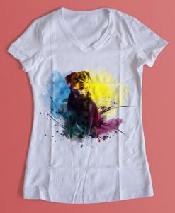 Watercolor Dog T-Shirt EL01