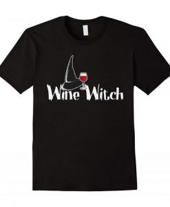 Wine Witch Halloween T-Shirt EL01