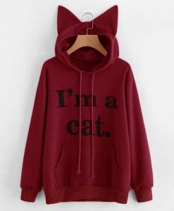 a'm a cat Hoodie ST01