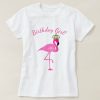 Birthday Girl Flamingo T-Shirt EL01