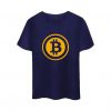 Bitcoin Logo Cotton Tee shirt EC01
