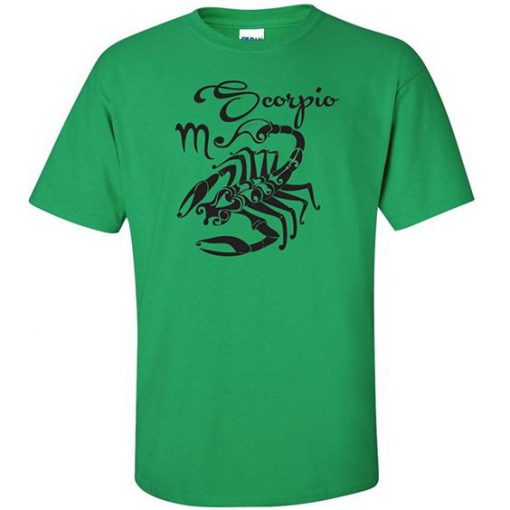 Cheapasstees Scorpio Horoscope Graphic T-Shirt EC01