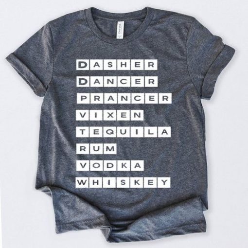 Dasher Dancer Prancer T-Shirt SN01