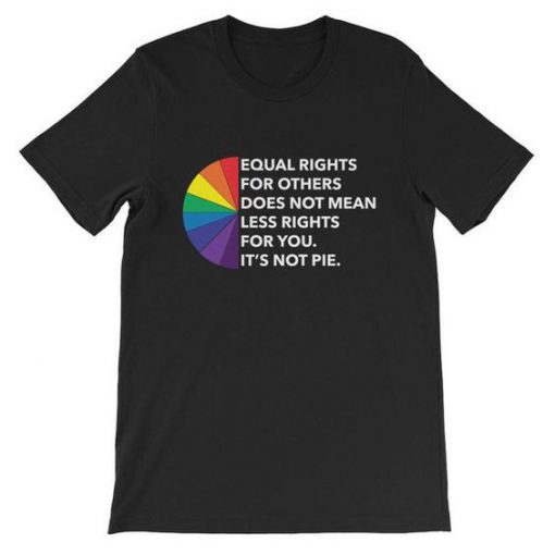 Equal Rights Is Not A Pie T-Shirt AD01